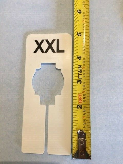 CLOTHING SIZE DIVIDERS 3-4 THRU 17-18 RECTANGLE 2 EACH