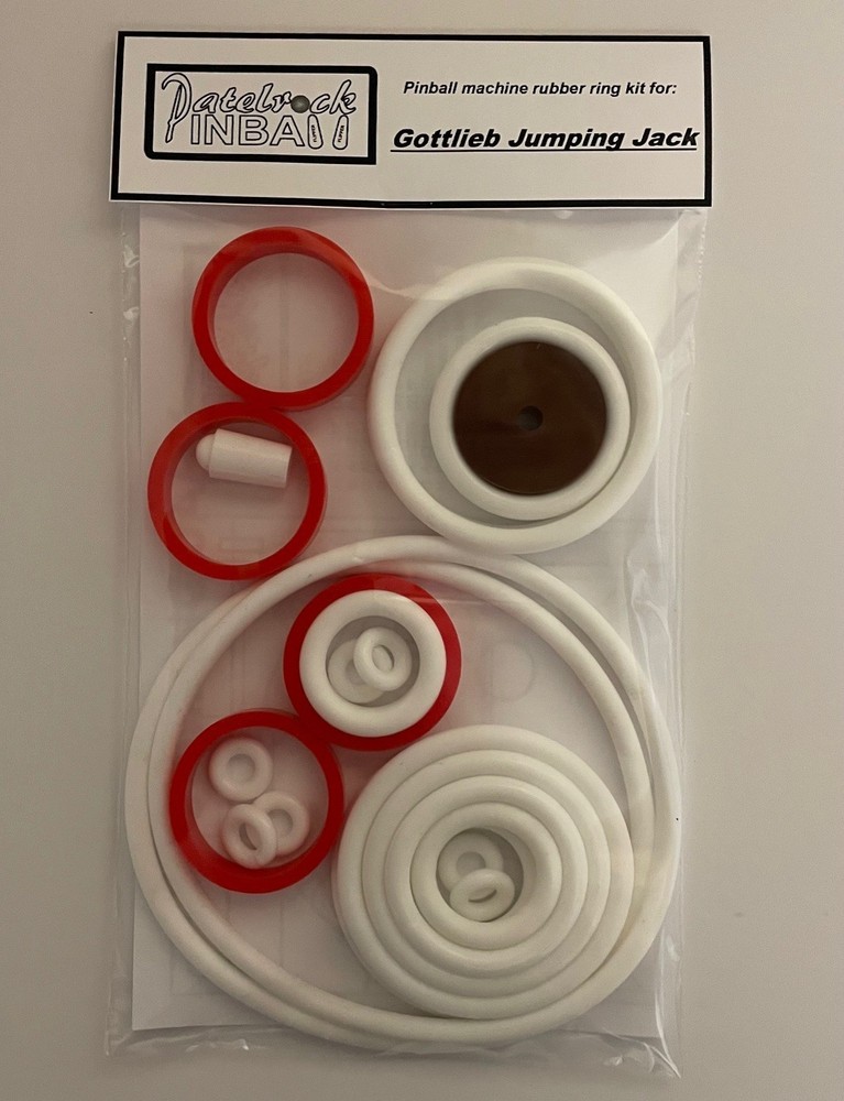 1973 Gottlieb Jumping Jack Pinball Machine Rubber Ring Kit
