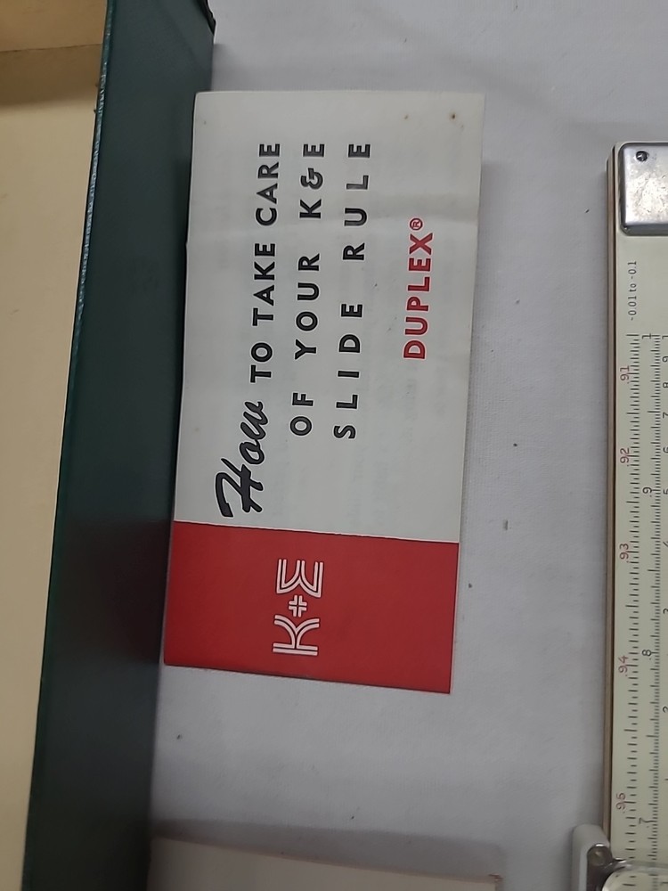 K+E 4080-3 Log Log Duplex Trig Slide Rule Vintage New