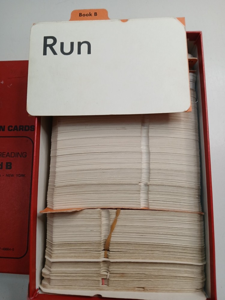 Lippincott's Basic Reading A & B Word Recoognition Cards Incomplete