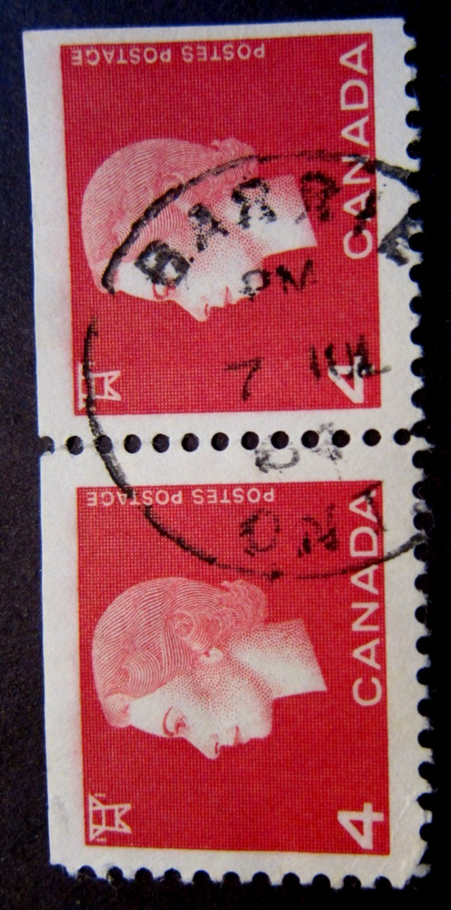 Canada #404AS CDS Cancel Barrie, ON {ebhs142}