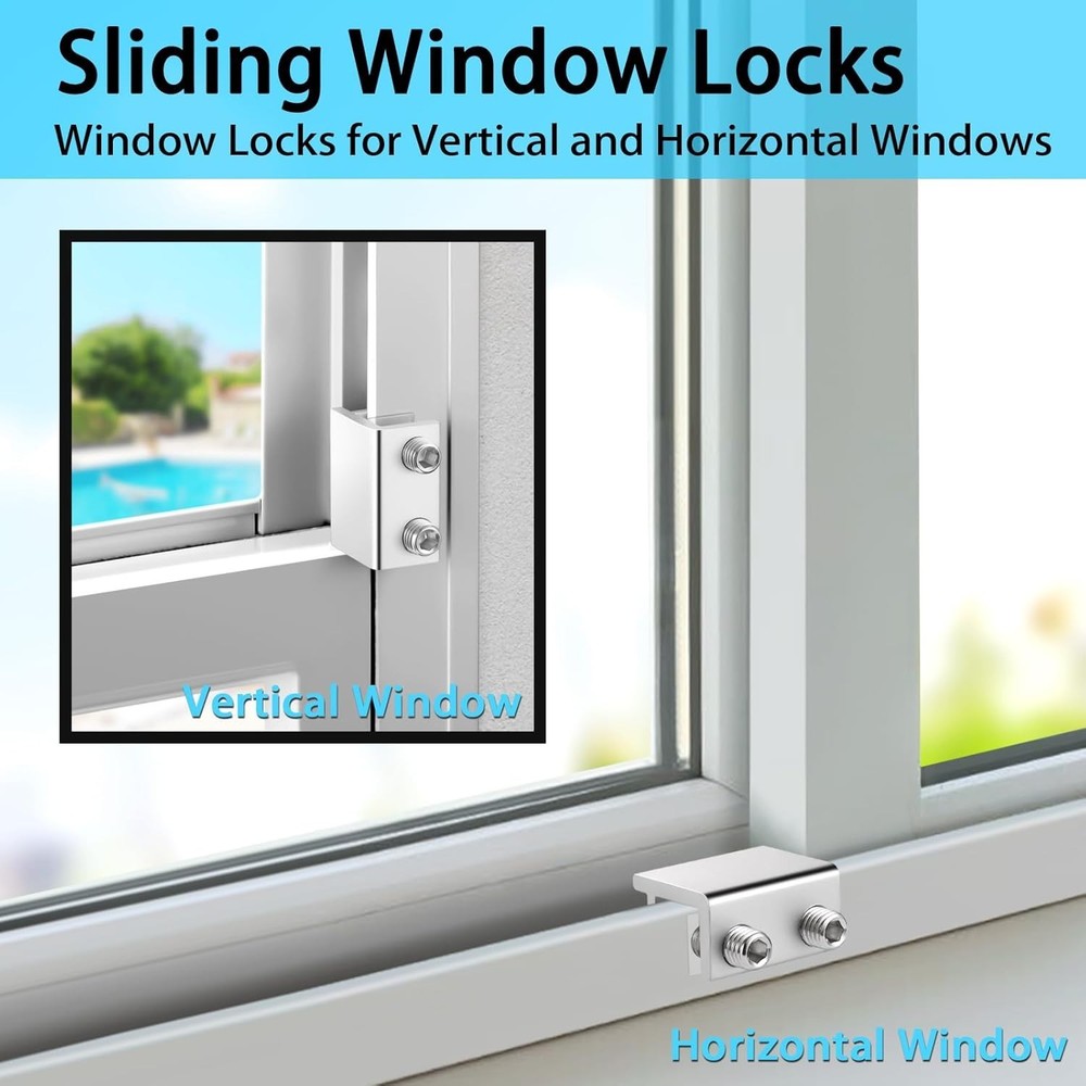 Window Locks for Vertical & Horizontal Windows