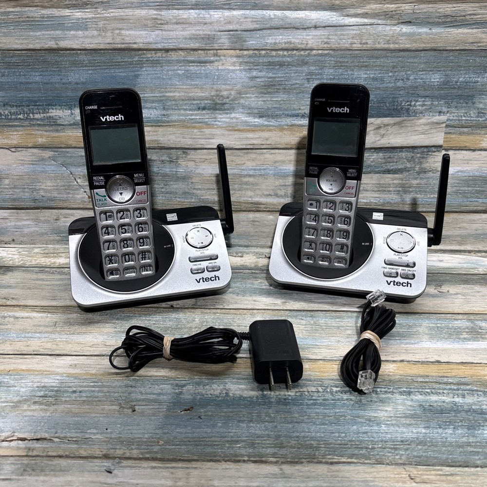 VTech CS5229 Single Handset Extend Range DECT 6.0 Answer System- 2 Pack