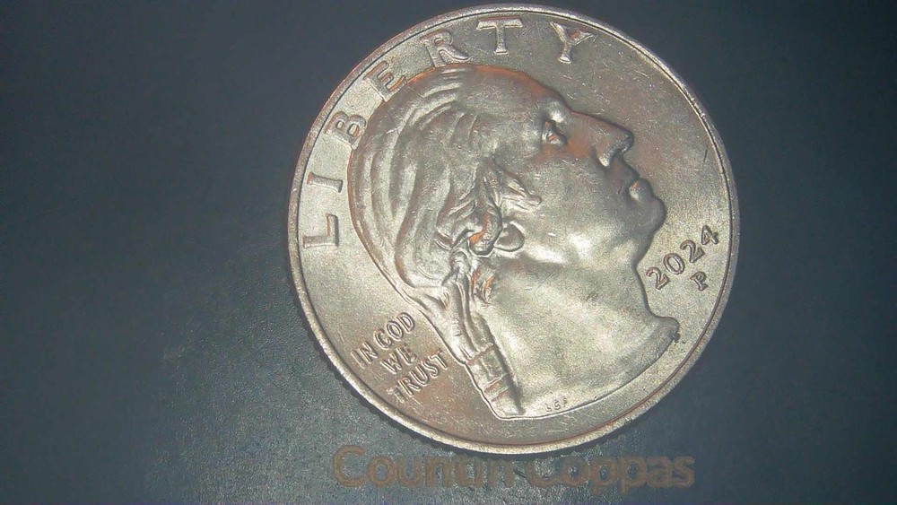 2024P SKULL CRACK ZITKALA-SA 25C MINT ERROR
