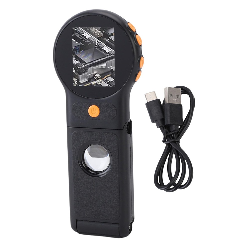 Portable Digital Microscope, Foldable Digital Magnifying Glass USB Macro Came...