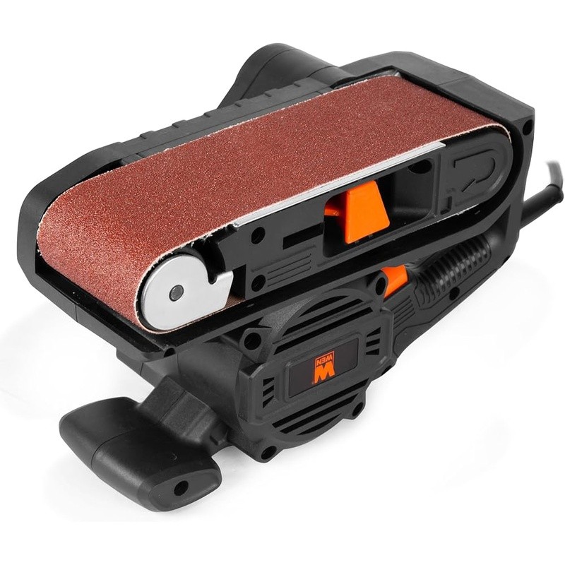 7.5 Amp Handheld Belt Sander Variable Speed Portable Tool Quick Release Tension