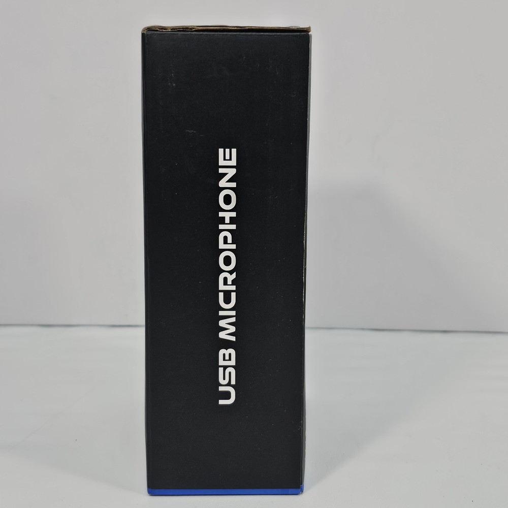 Portable USB Microphone with Pop Filter & Stand | Multi-System Compatible | NIB