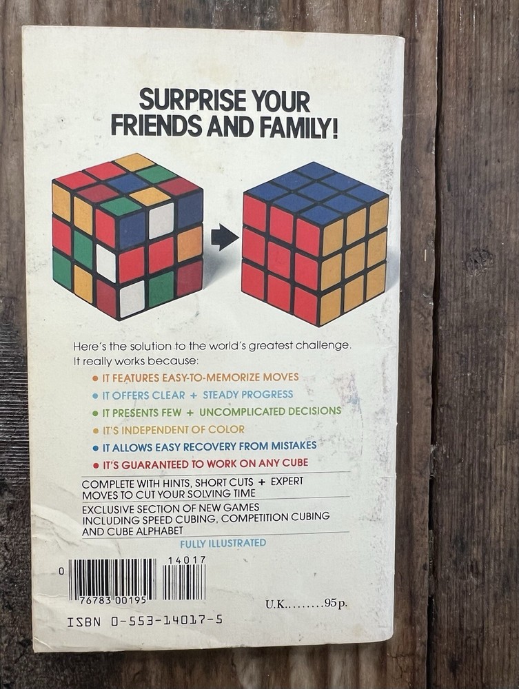 The Simple Solution To Rubik’s Cube, Book