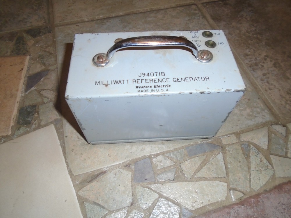 Vintage 1930s WESTERN ELECTRIC Milliwatt Reference Generator J94071B