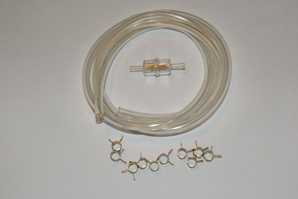 3/16" CLEAR IN LINE INLINE FUEL / GAS FILTER