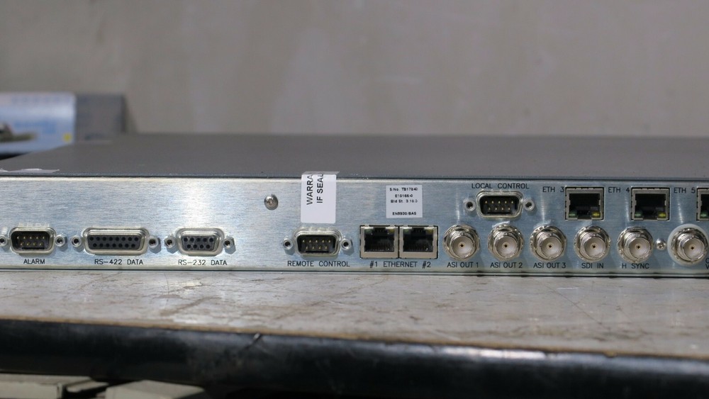 Tandberg en5930 mpeg2 and mpeg4 encoder for composite and hdsdi