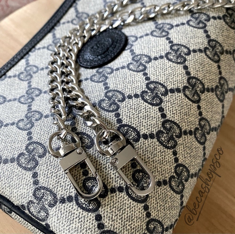 Silver Shoulder Curb Chain Strap Replacement 18”