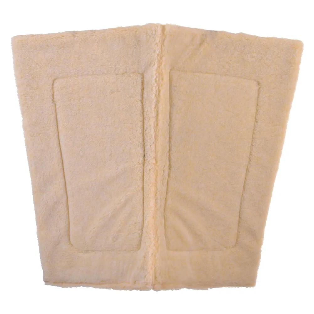 24696 Reinsman Fleece Square Contoured Western Trail Saddle Pad Java Microsuede