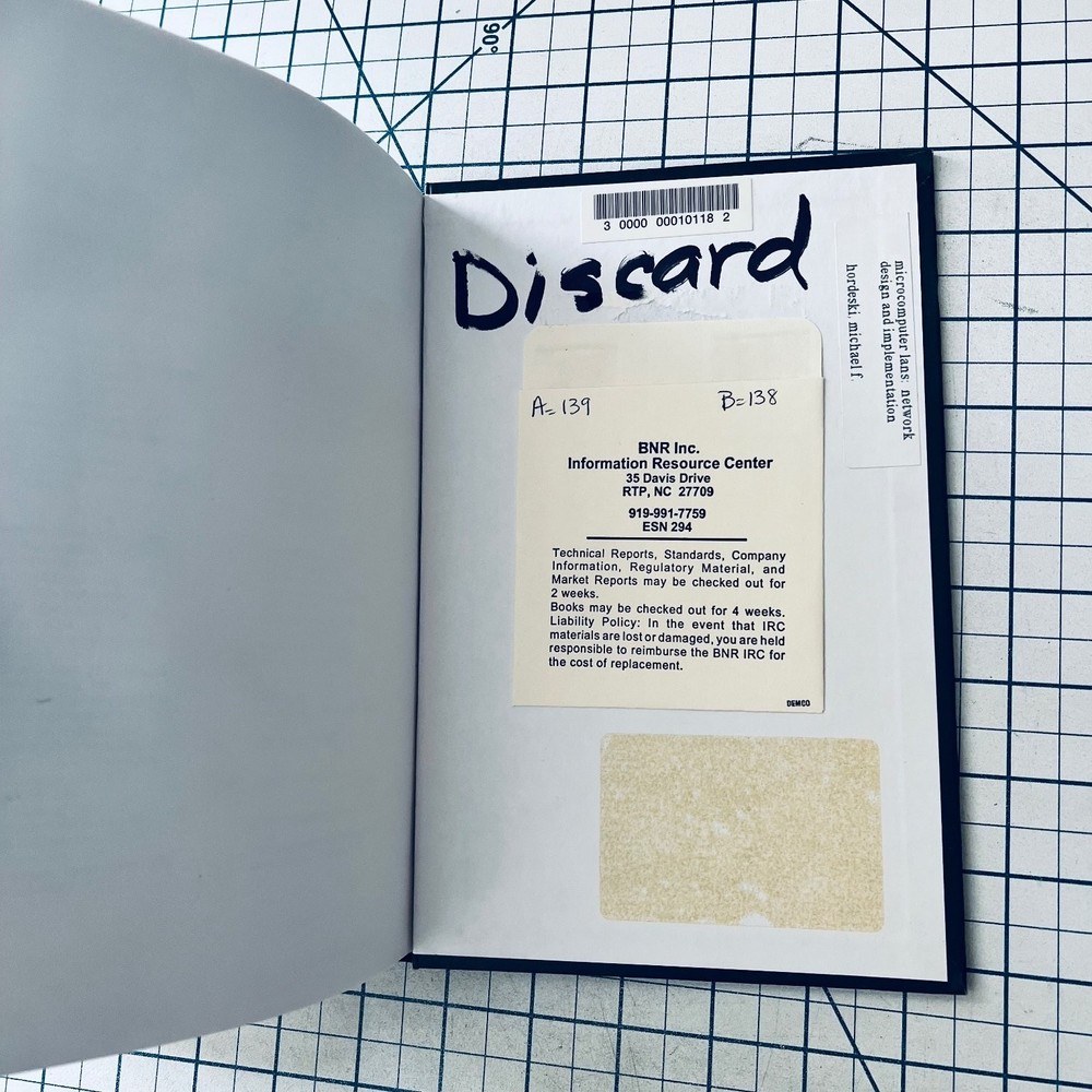 Microcomputer LANs Network Design & Implementation Book 1987 Vintage Computing