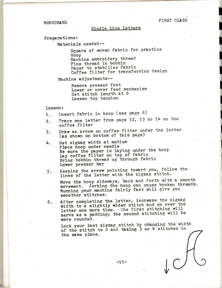 Monograms By Machine Embroidery BOOK