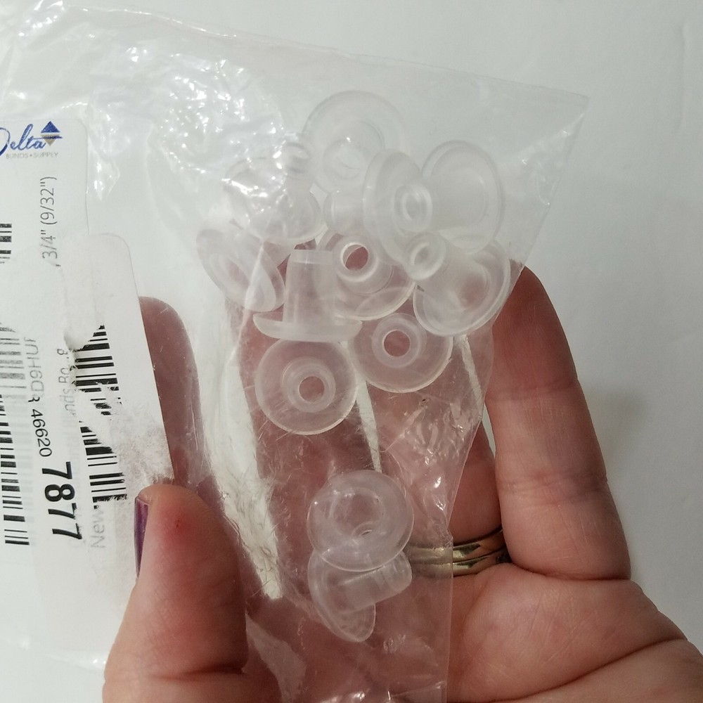 Horizontal Blind Caps 3/4 Inch Clear Replacement