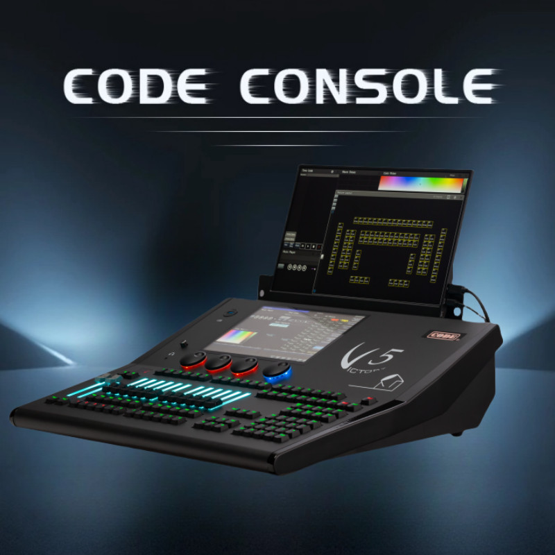 2048 Channel DMX512 Lighting Console Code Victory 5 DMX Controller +Touch Screen