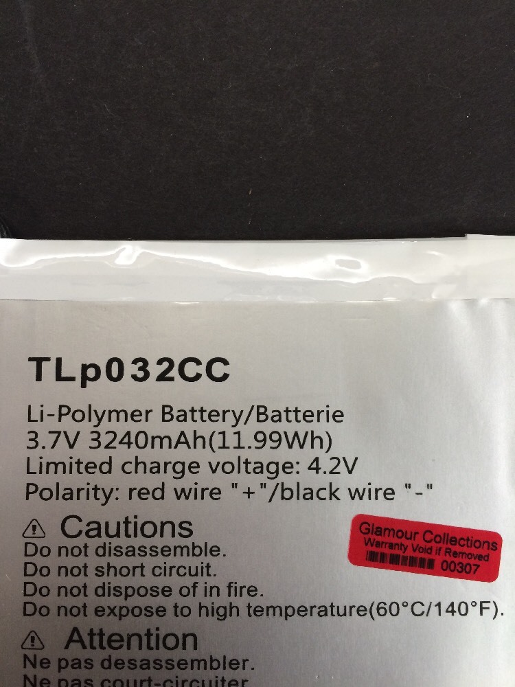 LeapFrog Epic Academy Green - Android TLp032CC (ONLY BATTERY)