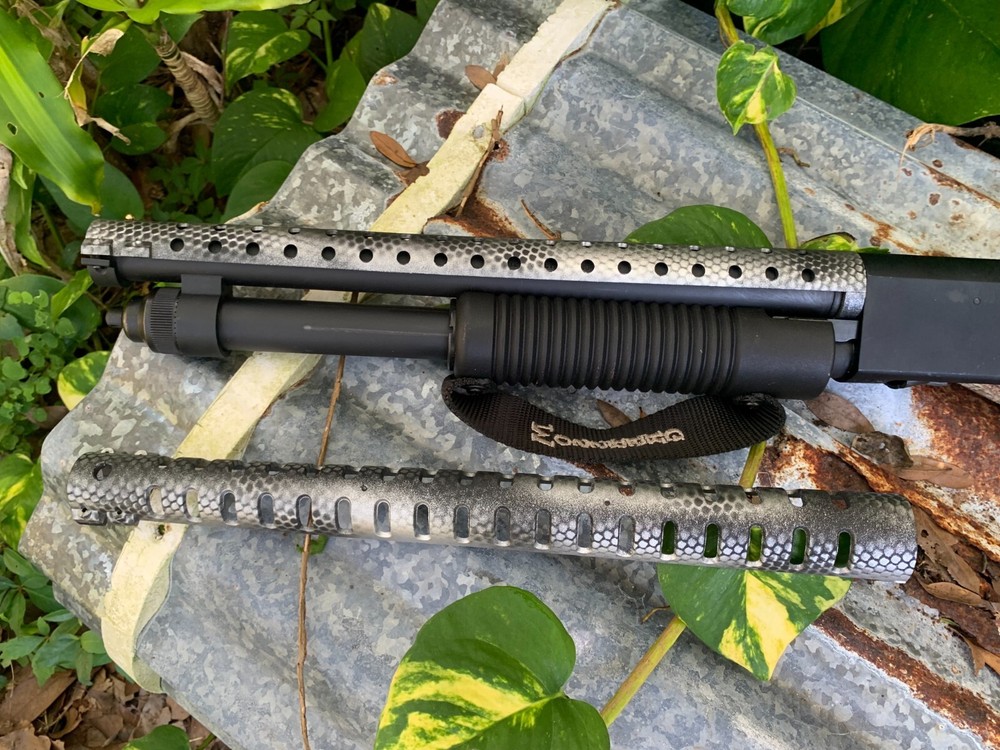 Custom MARINECOAT GRID MOSSBERG SHOCKWAVE Heat Shield Shotgun ROUGH MODIFIED