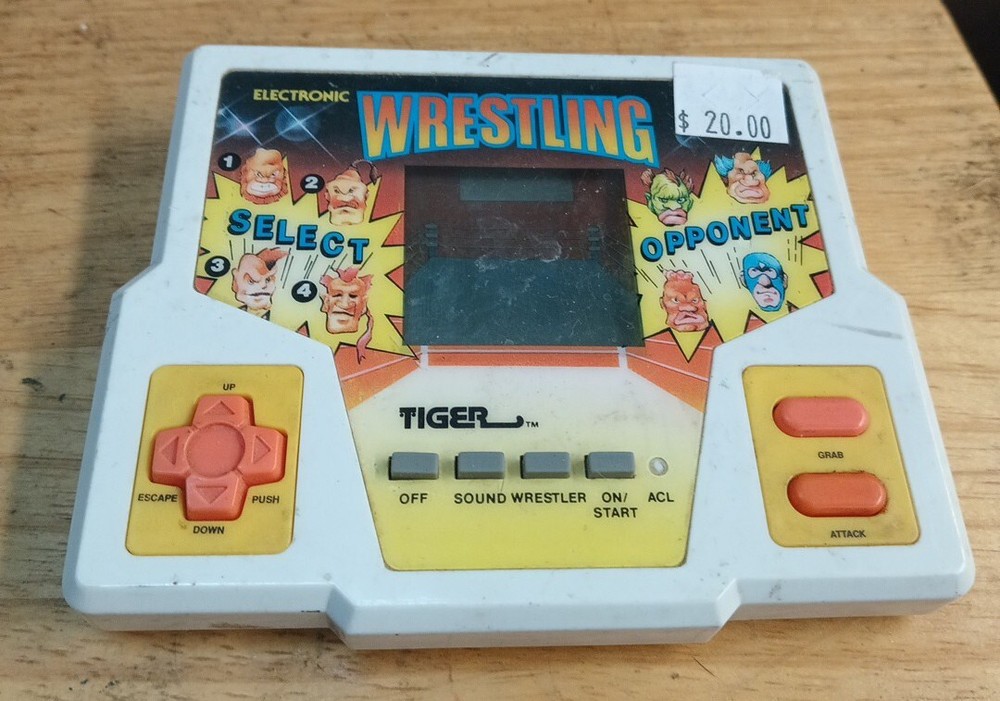 Vintage Electronic Wrestling Tiger (Handheld Game) Electronics - 1987 very clean