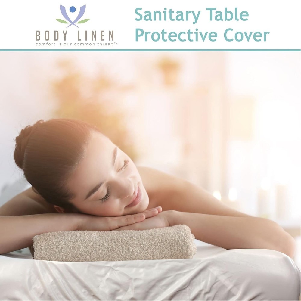 Massage Table Cover - Reusable Barrier with Wipe Clean Surface. Waterproof PU...