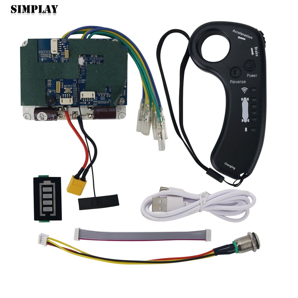 10S 36V Electric Skateboard Controller Dual Motor Driven Type with Remote