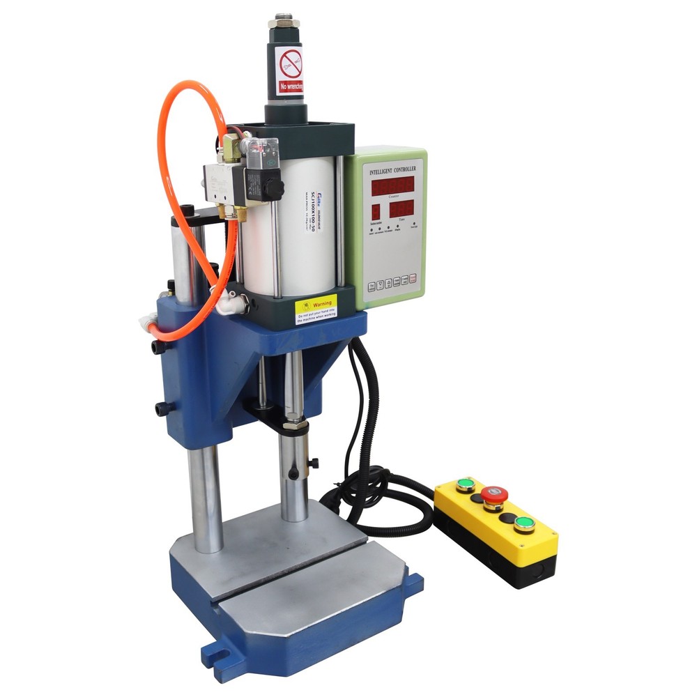 Double-column Pneumatic Punch Press Machine with Controller 1102lb/500kg 110V