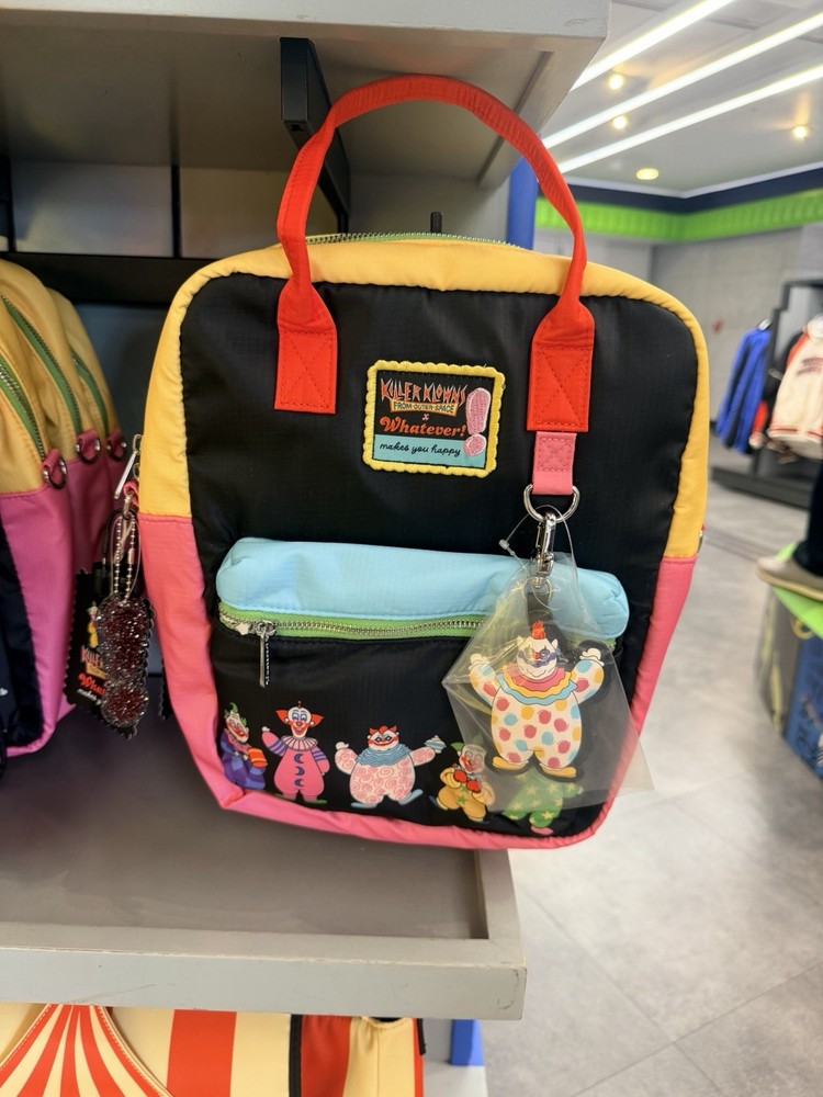 Universal Killer Klowns from Outer Space X Whatever! Charm Backpack Bag