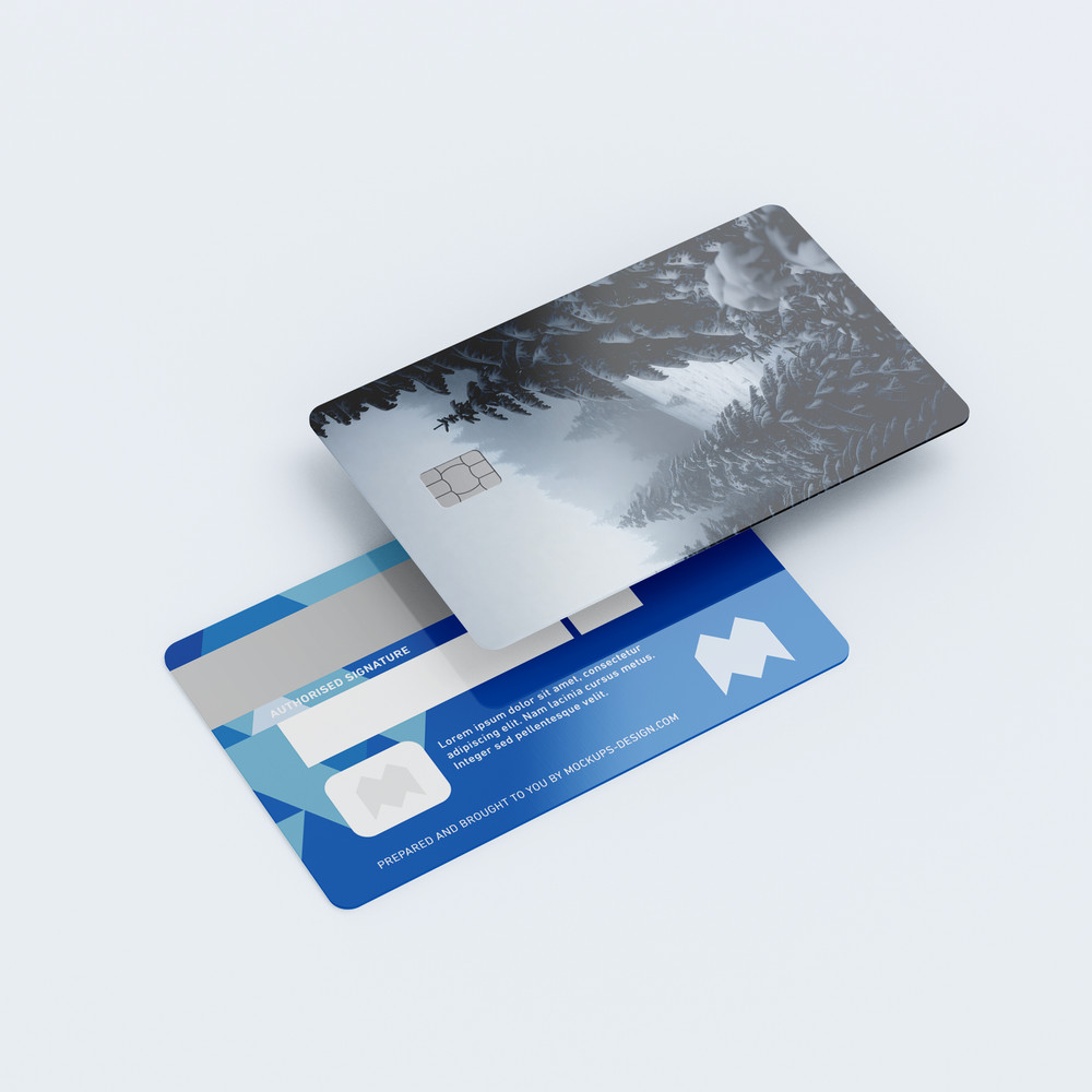 Frosted Forest Drift Card Skin