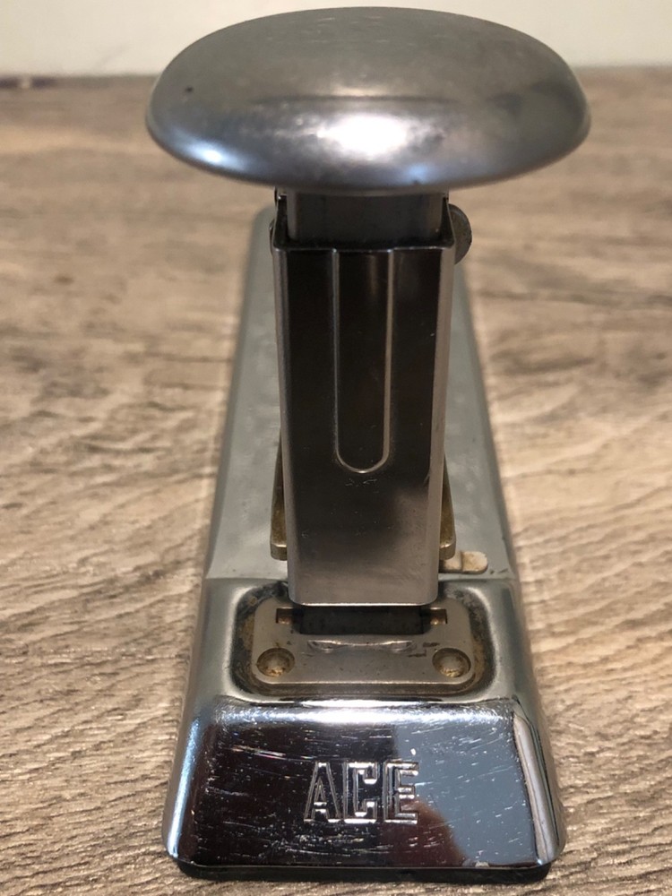 Vintage Pilot Stapler # 402 Ace with Pilot Staples Working