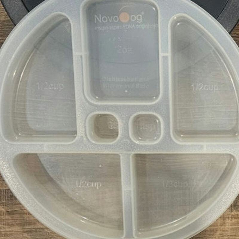 Portion Control Plates with Lids set of 2