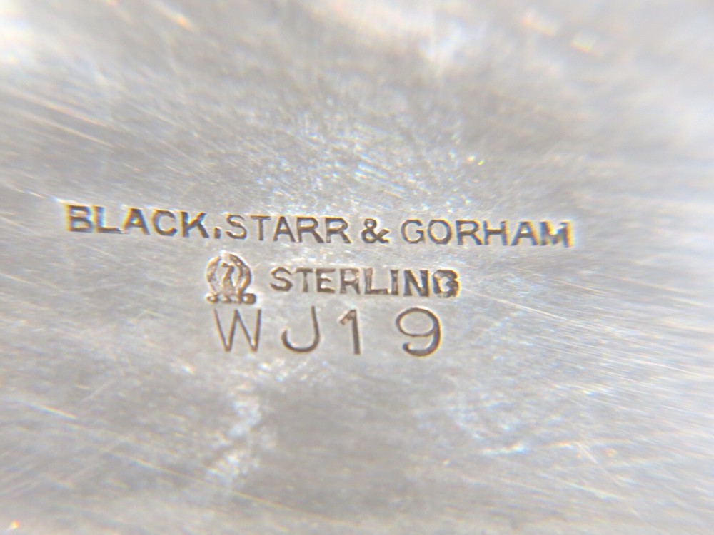 Sterling Silver Black Star & Gorham Leaf Dish design 304 grams