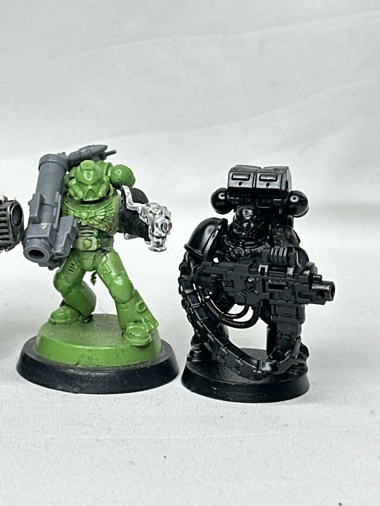 Warhammer 40k Space Marine Devastator Squad Lascannon & Malta Games Workshop
