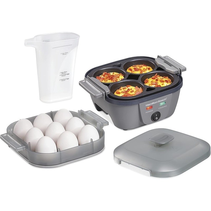 Egg Cooker Make Egg Bites Poached Hard Boiled Omelets Scrambled Eggs Easy Clean