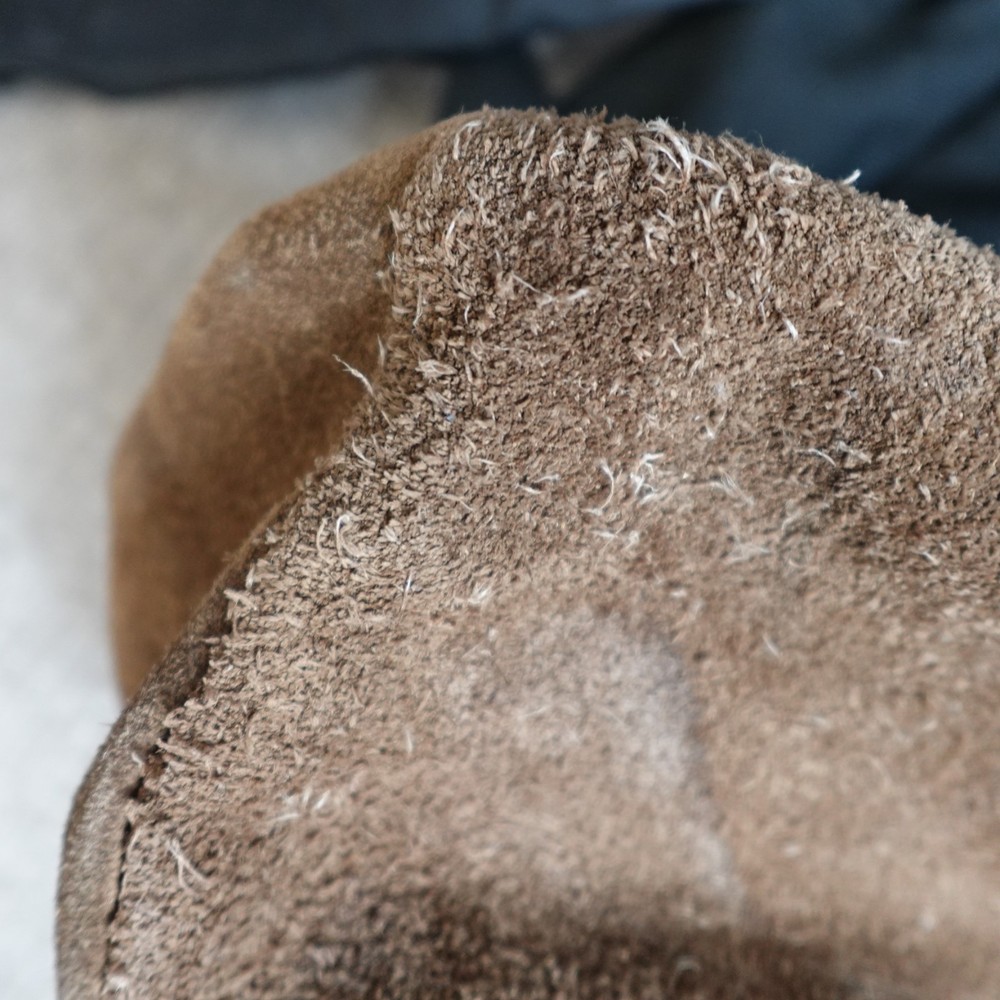 Vintage Jansport Backpack Black Solid Suede Bottom