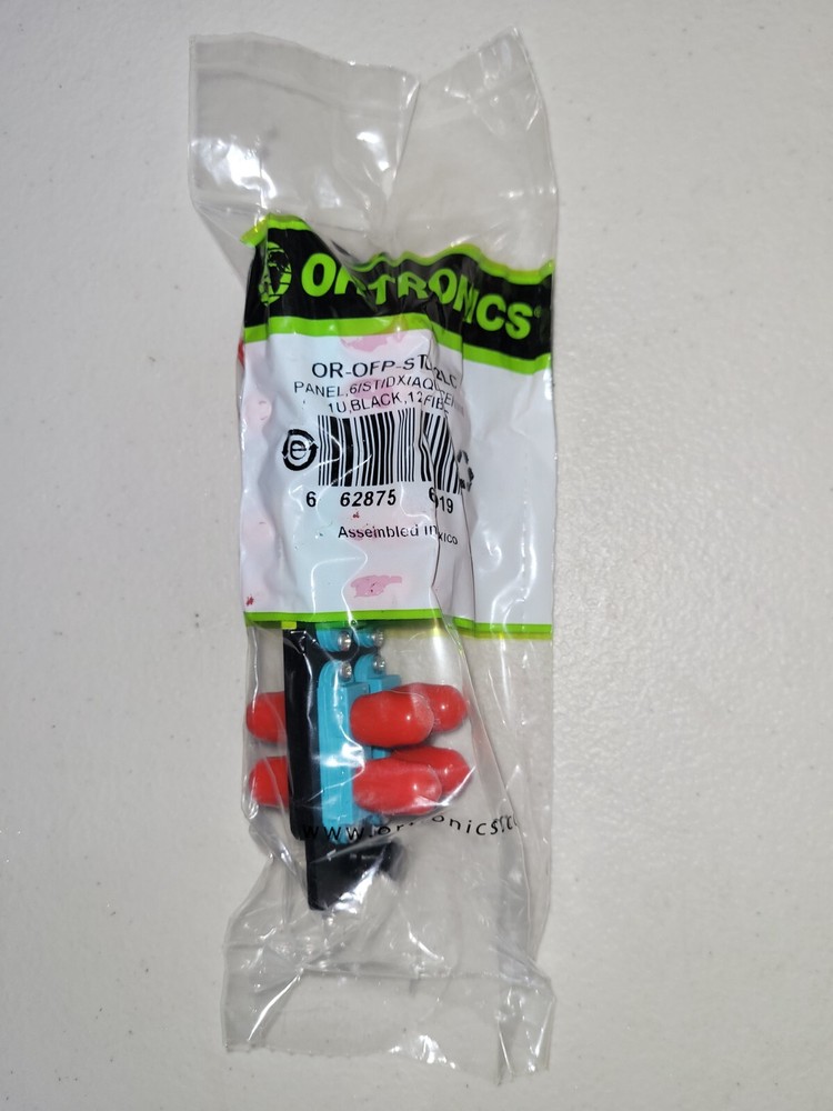 Ortronics OptiMo OFP-STD12LC Multimode 12 Fiber 6 Port Panel OM4 Ceramic Sleave