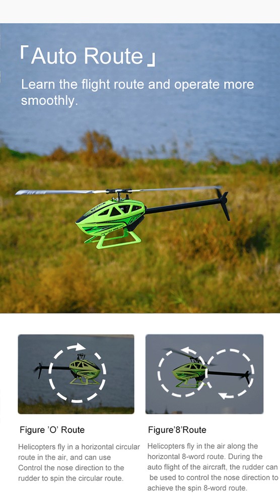 Fly Wing FW450L V3 6CH GPS 3D Automatic Return Transmitter RC Helicopter RTF US