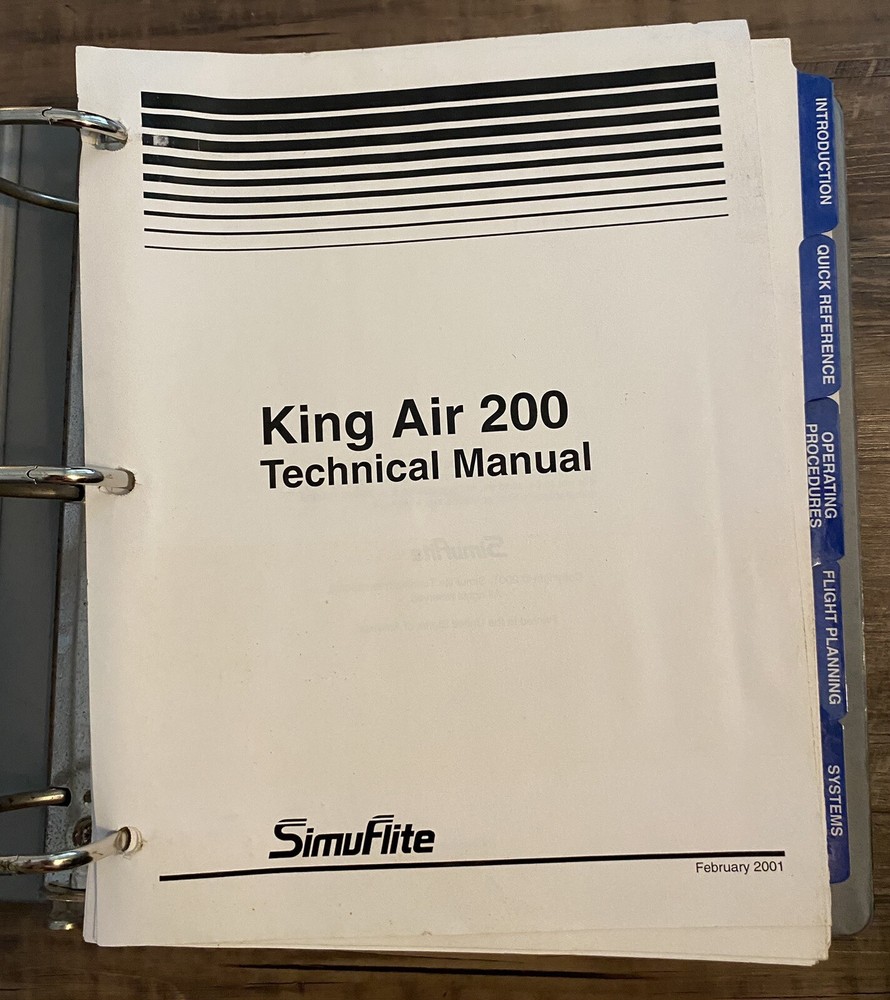 King Air 200 Technical Manual February 2001