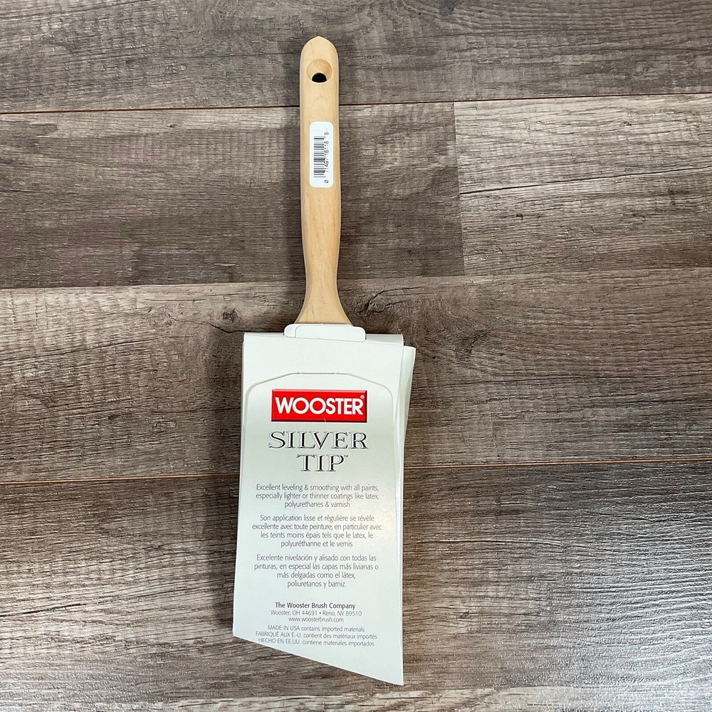 Wooster 3" Silver Tip Paint Angle Brush