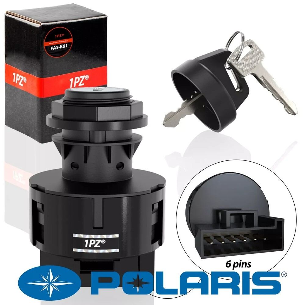 3 Pos Ignition Key Switch 4012165 4011002 For Polaris General Brutus Magnum