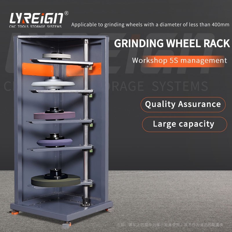LYREIGN Grinding Wheel Rack: Adjustable, Durable – For Workshop Storage