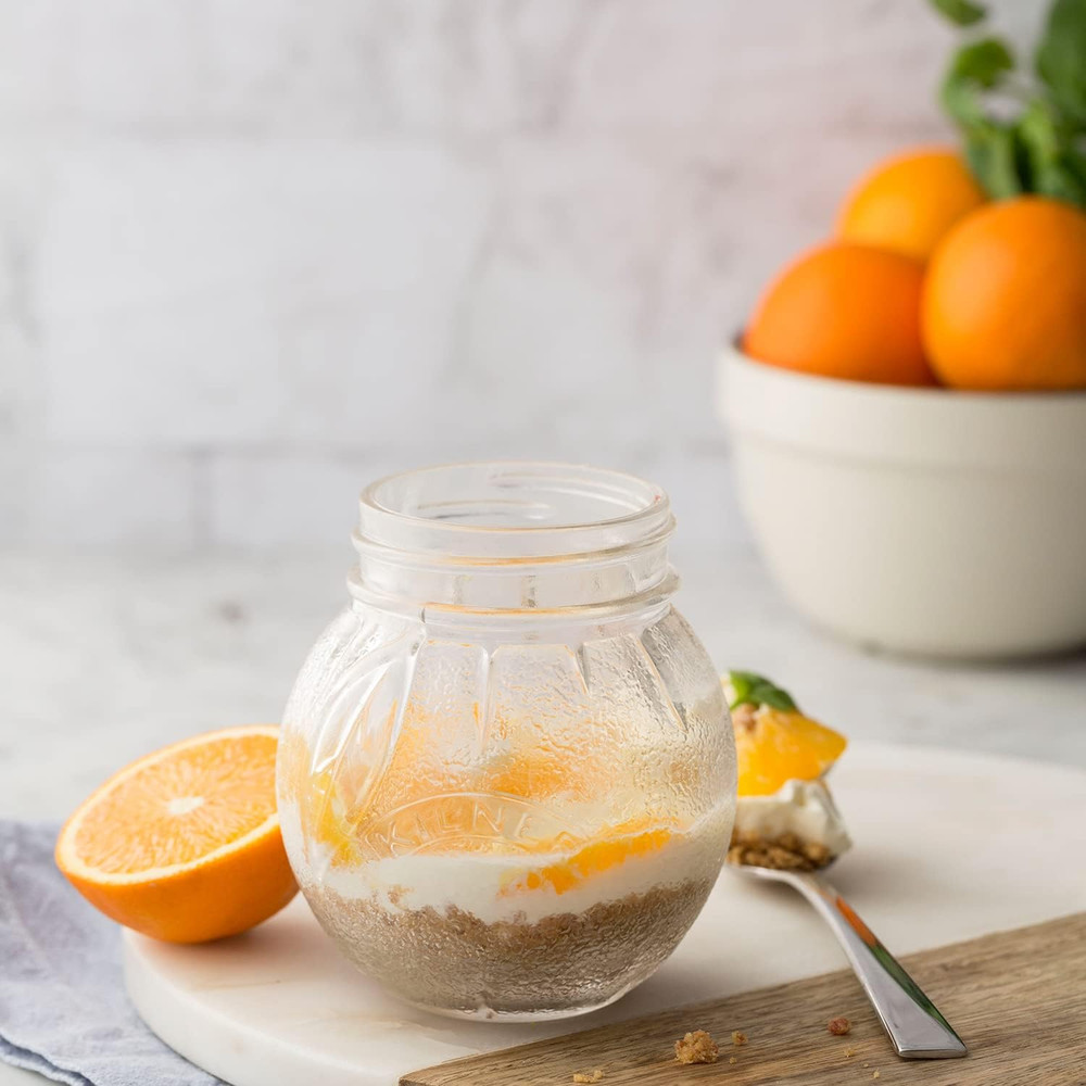 13.5 oz Orange Fruit Jar