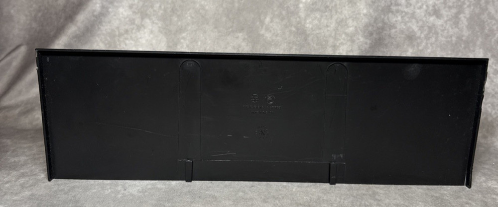 Laserline 30 CD Storage Rack Wall/Table Top Stackable Vintage Black Plastic