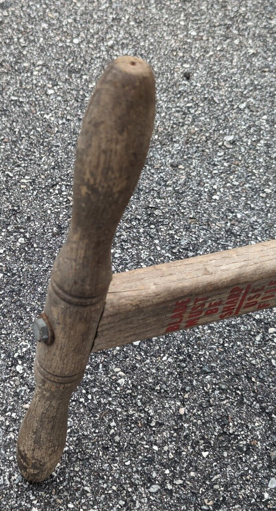 Vintage Primitive Mardon Push Lawn Edger Trimmer Yard Tool
