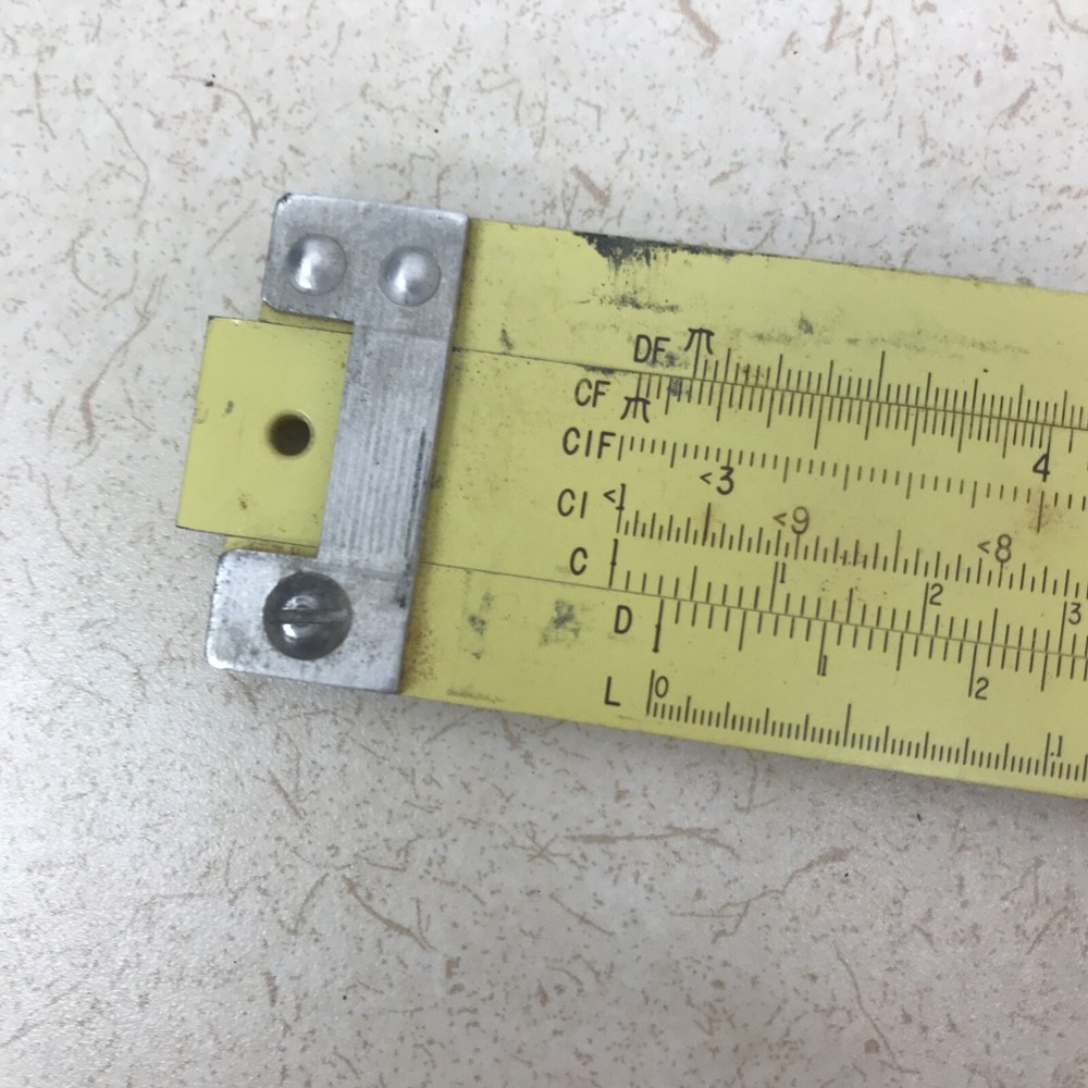 Vintage Tool Pickett & Eckel Slide Rule Stencil # 271 Engineer Drafting Design