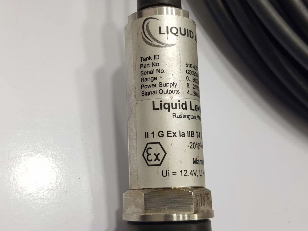 LIQUID LEVEL SYSTEMS 517875 LEVEL TRANSMITTER 0….5000MMH2O