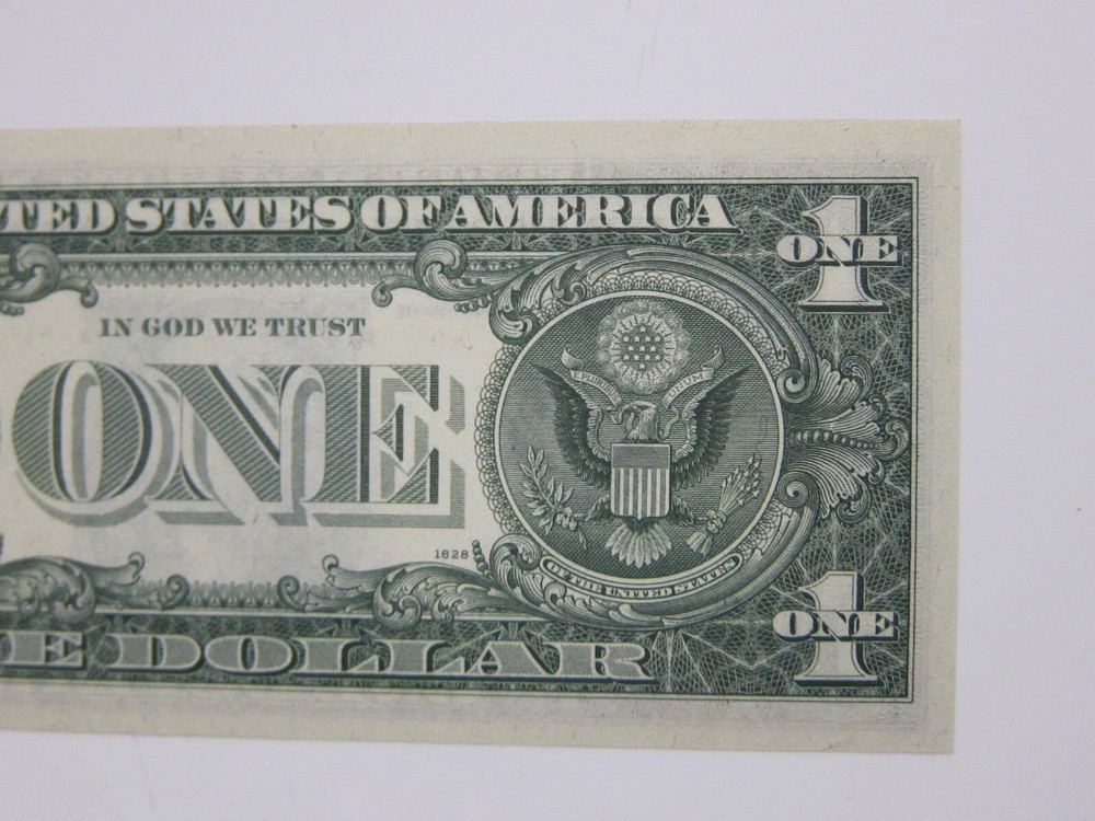 1974 $1 Error Note Insufficient Ink 3rd Printing