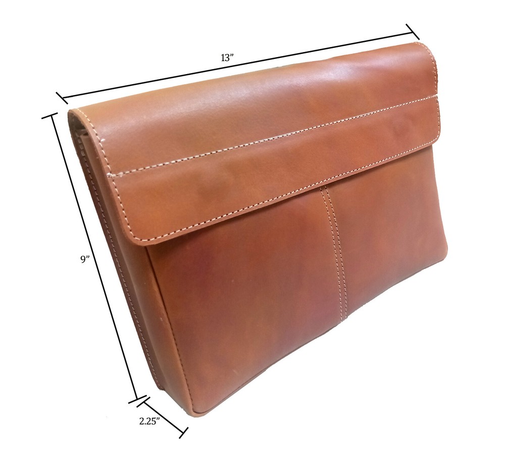 Calyx Full Grain Leather File Folder Organizer Document Holder Leather Portfolio