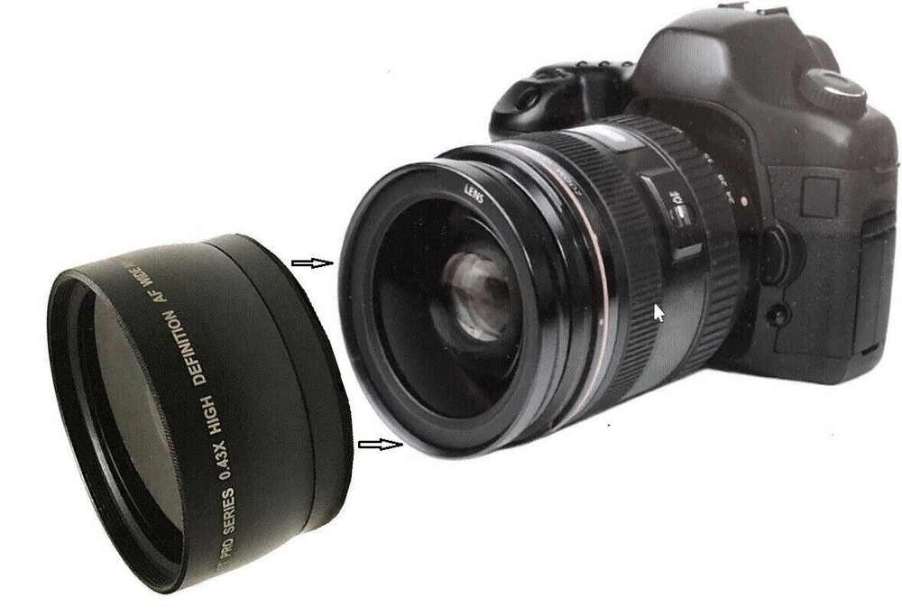 58mm Wide Angle Lens for Olympus E-620 E-600 E-520 E-510 E-500 E-450 E-420 E-410