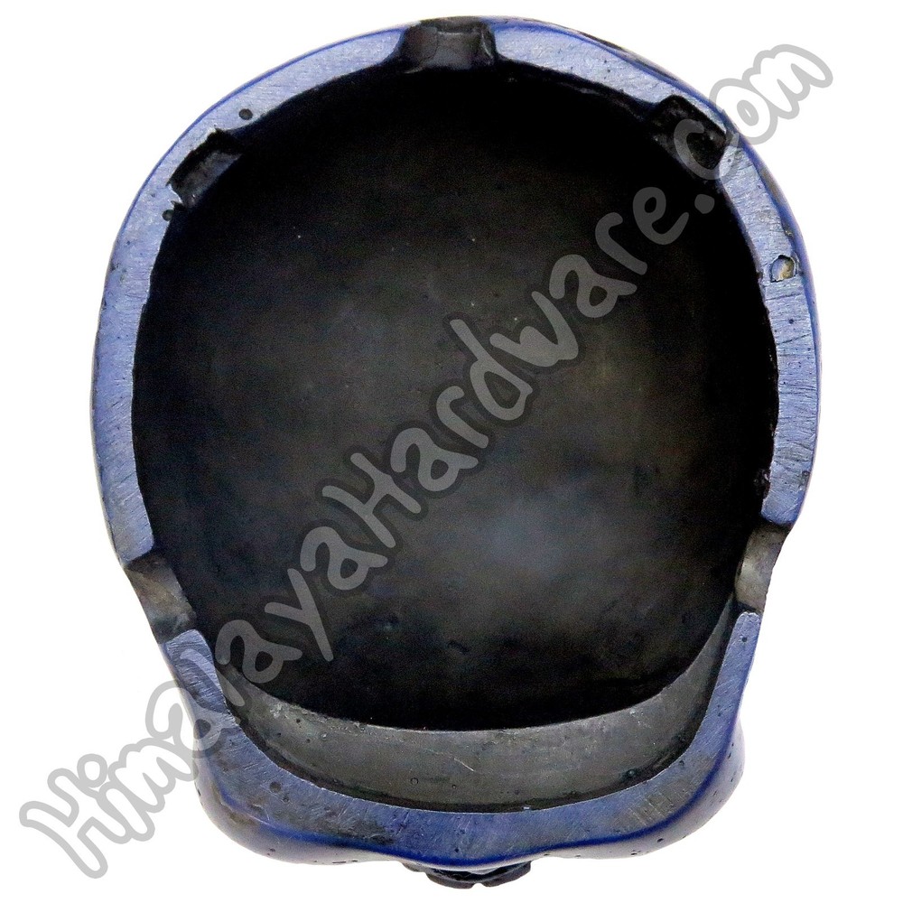 Resin Skull Storage Box: skeleton trinket container ashtray bone decorative jar